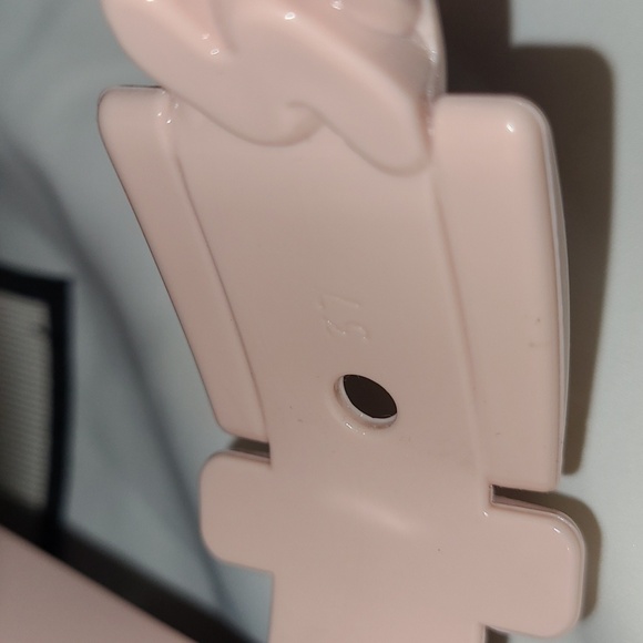 GUCCI Rubber Chain-strap Slide Sandals PINK 37 NEW - Picture 8 of 14